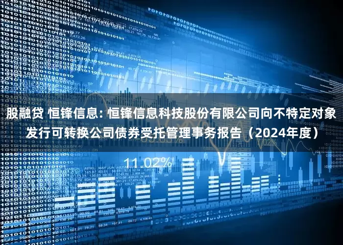 股融贷 恒锋信息: 恒锋信息科技股份有限公司向不特定对象发行可转换公司债券受托管理事务报告（2024年度）