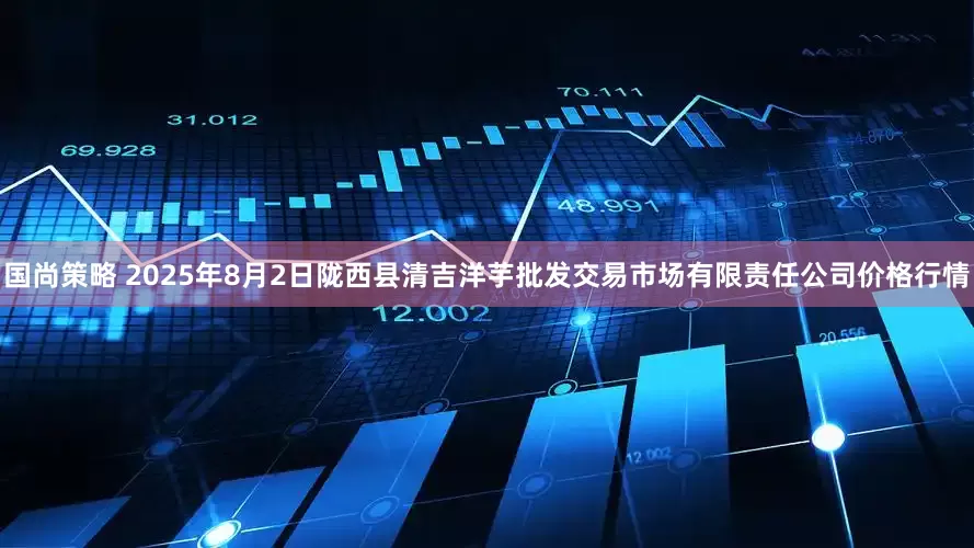 国尚策略 2025年8月2日陇西县清吉洋芋批发交易市场有限责任公司价格行情
